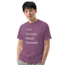 Load image into Gallery viewer, I Am Curious About Cannabis Dark T Shirt