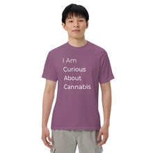 Load image into Gallery viewer, I Am Curious About Cannabis Dark T Shirt