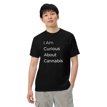 Load image into Gallery viewer, I Am Curious About Cannabis Dark T Shirt