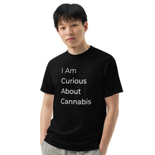 Load image into Gallery viewer, I Am Curious About Cannabis Dark T Shirt