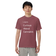 Load image into Gallery viewer, I Am Curious About Cannabis Dark T Shirt