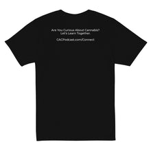 Load image into Gallery viewer, I am Curious About Cannabis (Dark) Hemp T Shirt