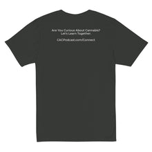 Load image into Gallery viewer, I am Curious About Cannabis (Dark) Hemp T Shirt