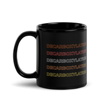 Load image into Gallery viewer, Decarboxylation Black Glossy Mug | Cannabis Education
