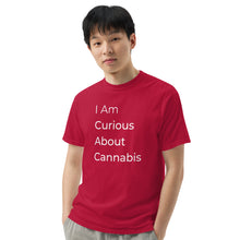 Load image into Gallery viewer, I Am Curious About Cannabis Dark T Shirt
