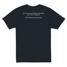 Load image into Gallery viewer, I am Curious About Cannabis (Dark) Hemp T Shirt
