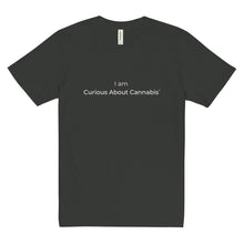Load image into Gallery viewer, I am Curious About Cannabis (Dark) Hemp T Shirt

