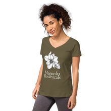 Load image into Gallery viewer, Magnolia Botanicals Women's V Neck T Shirt
